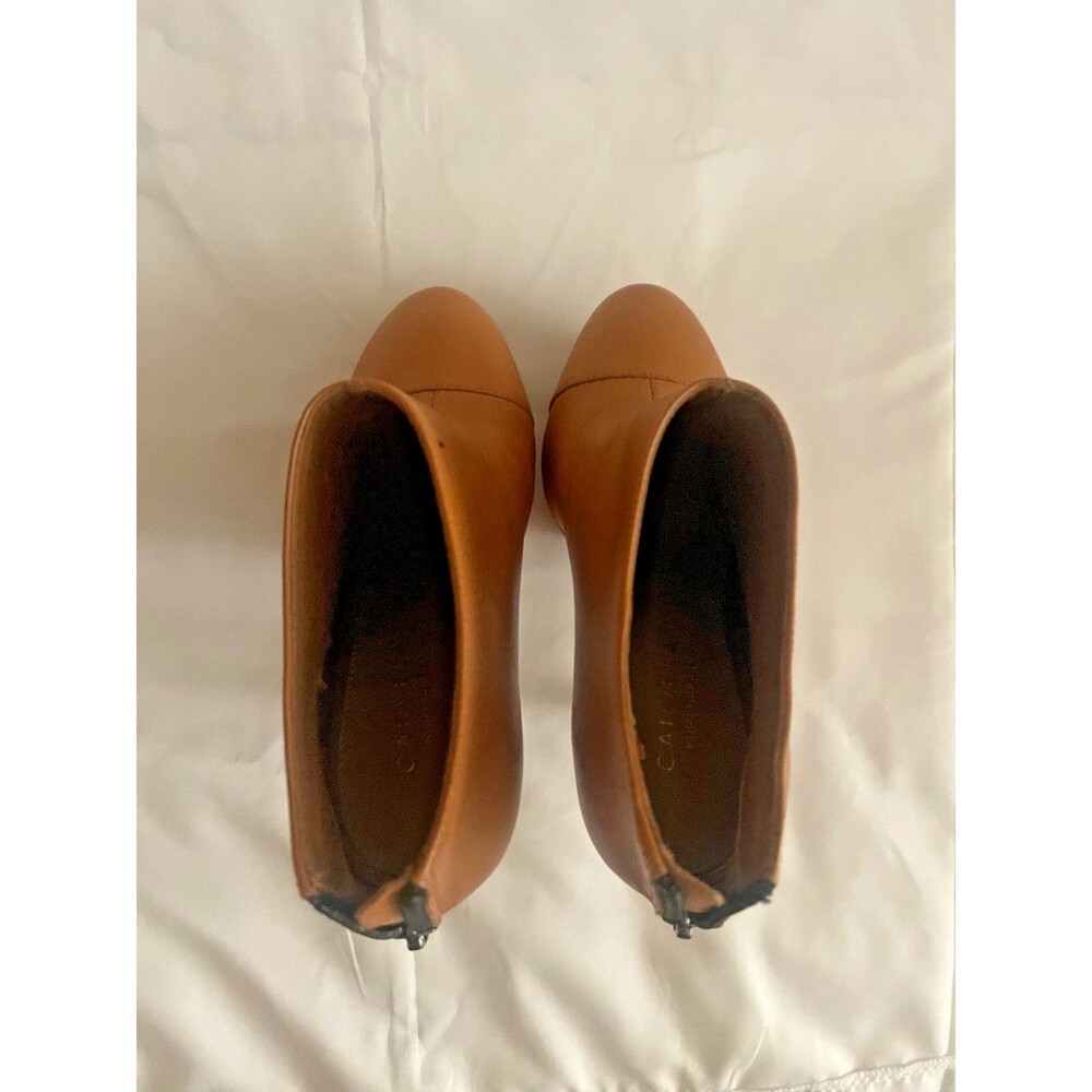 Carvela by Kurt Geiger Women's Heels Sz 7 Platform Stiletto Ankle Boots Warm Tan - Picture 3 of 16